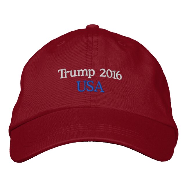 TRUMP 2016 USA CAP BRODERAD KEPS (Framsida)