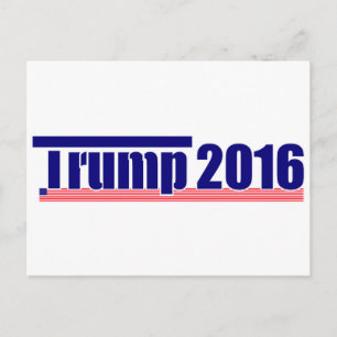Trump 2016 vykort