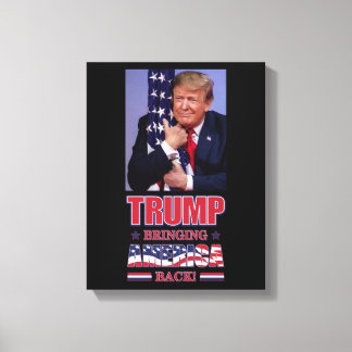 Trump 2020: Återställer Amerika Canvastryck