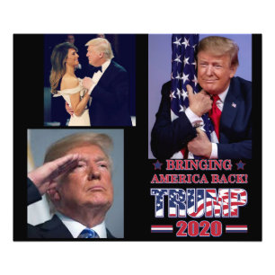 Trump 2020: Återställer Amerika Fototryck
