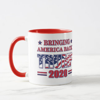 Trump 2020: Återställer Amerika Mugg