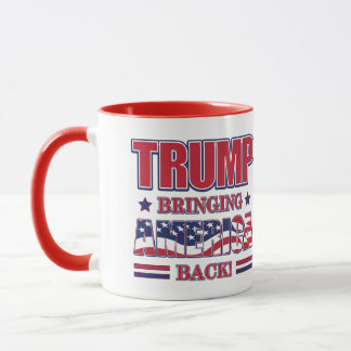 Trump 2020: Återställer Amerika Mugg