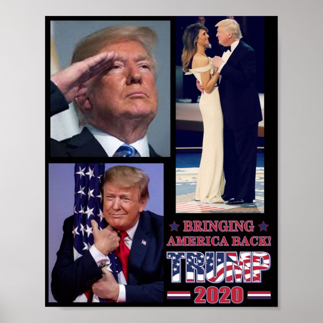 Trump 2020: Återställer Amerika Poster (Framsidan)