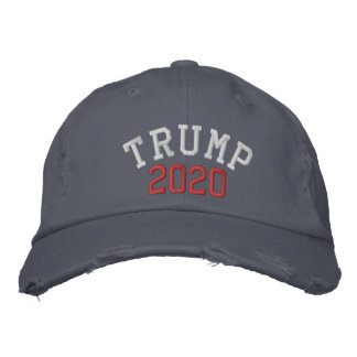 TRUMP 2020 - avtryckt segmentadresskap Broderad Keps