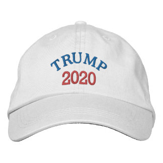 TRUMP 2020 Basic-justerbart tak Broderad Keps