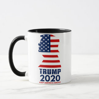 Trump 2020 Behålla Amerika igen Mugg