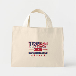 Trump 2020 Behålla Amerika Underbar Mini Tygkasse