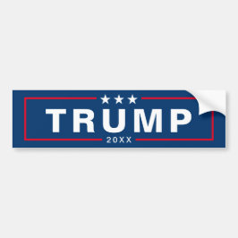 Trump 2020 Behålla Amerika Underbar - minimal blå  Bildekal