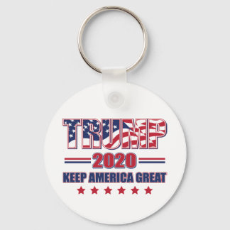 Trump 2020 Behålla Amerika Underbar Nyckelring