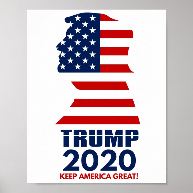 Trump 2020 Behålla Amerika Underbar Poster (Framsidan)