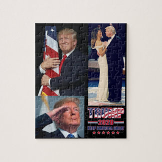 Trump 2020 Behålla Amerika Underbar Pussel