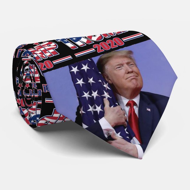 Trump 2020 Behålla Amerika Underbar Slips (Rullad)