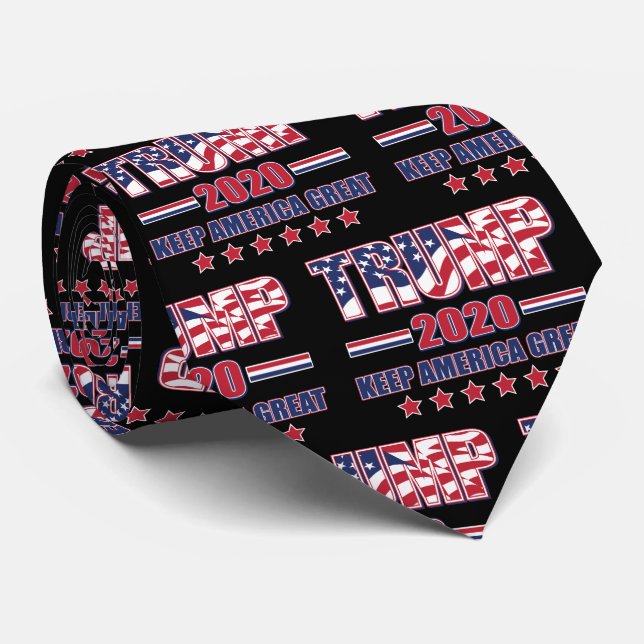 Trump 2020 Behålla Amerika Underbar Slips (Rullad)