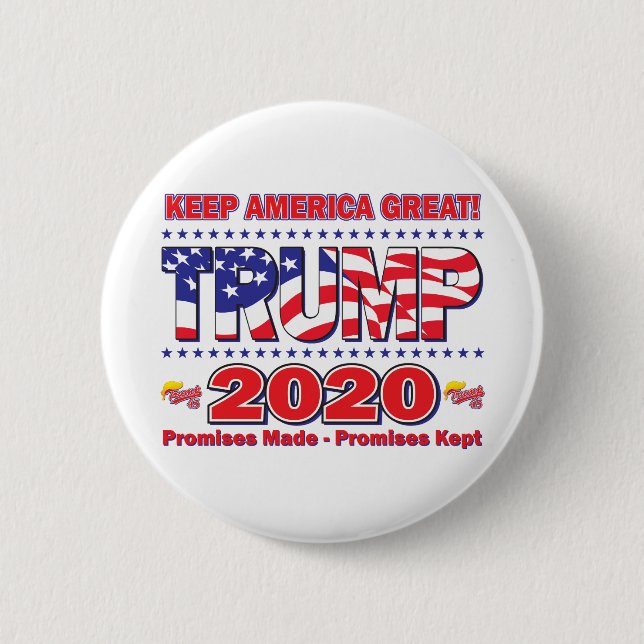 TRUMP-2020-Behålla-Amerika-Underbar-Trump-45 Knapp (Framsida)