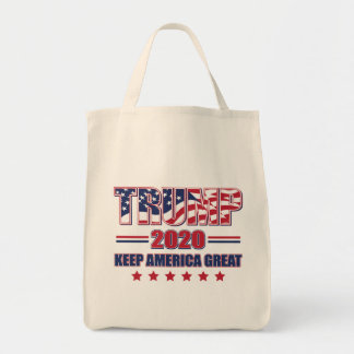 Trump 2020 Behålla Amerika Underbar Tygkasse