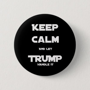 Trump 2020-Behållans Lugn och låt trumma den Knapp