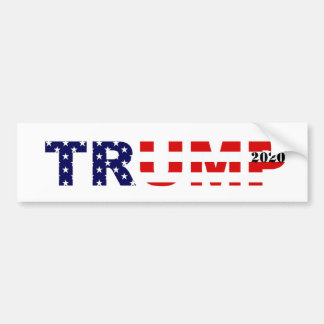 Trump 2020 Bumper-etikett Bildekal