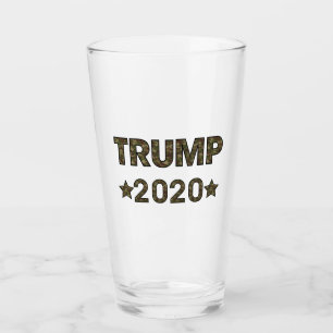 Trump 2020 Camouflage brev Glaskopp