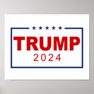 Trump 2020 Classic Rectangle-Logotyp Poster