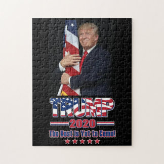 Trump 2020 Det bästa är ännu inte Kom Pussel