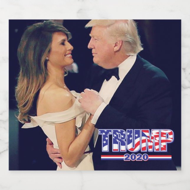 Trump 2020 Det bästa är fortfarande för Komen (Enkel etikett)