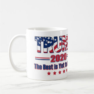 Trump 2020 Det bästa är fortfarande för Komen Kaffemugg