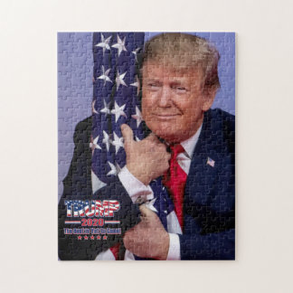 Trump 2020 - Det bästa är fortfarande för Komen Pussel