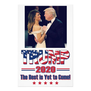 Trump 2020 Det bästa kommer ännu Fototryck