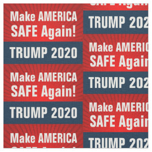Trump 2020 Gör Amerika SÄKRARE igen Tyg