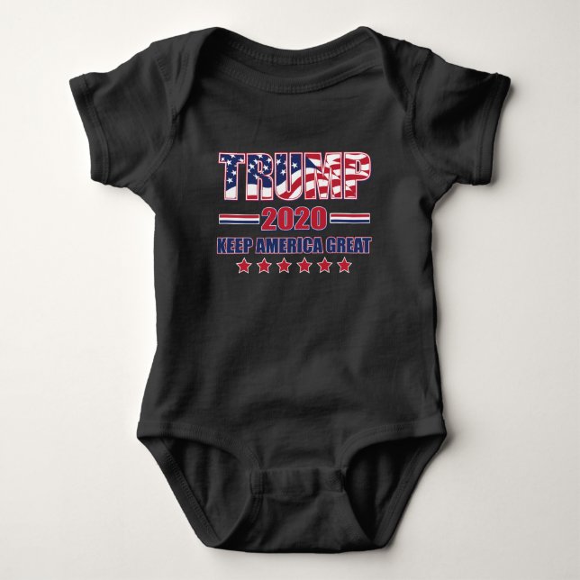 Trump 2020 Håll Amerika Stort Igen T Shirt (Framsida)