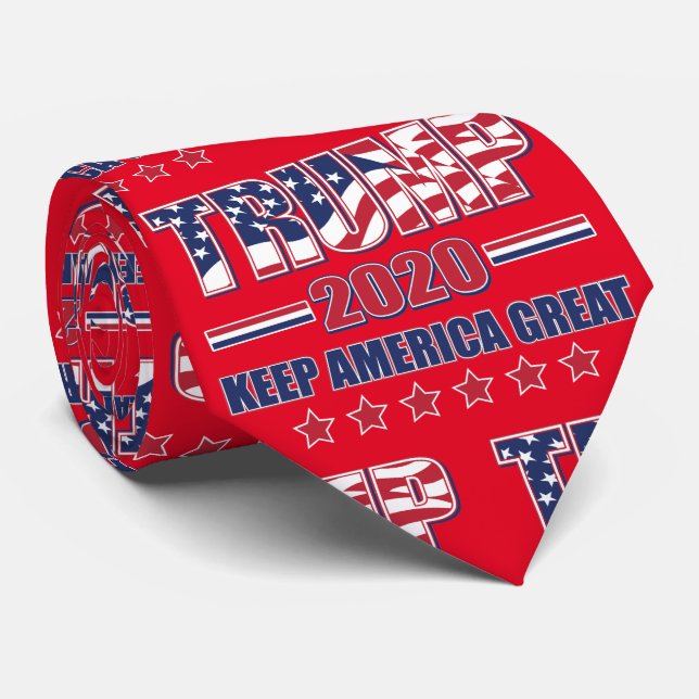 Trump 2020 Håll Amerika Stort Slips (Rullad)