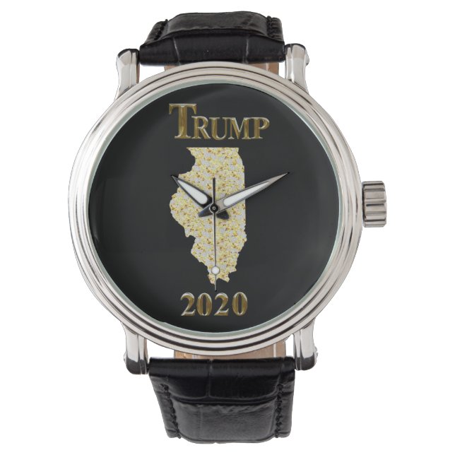 TRUMP 2020 ILLINOIS WATCH ARMBANDSUR (Framsida)