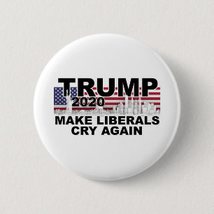 Trump 2020 Låt liberalerna Gråta igen Knapp