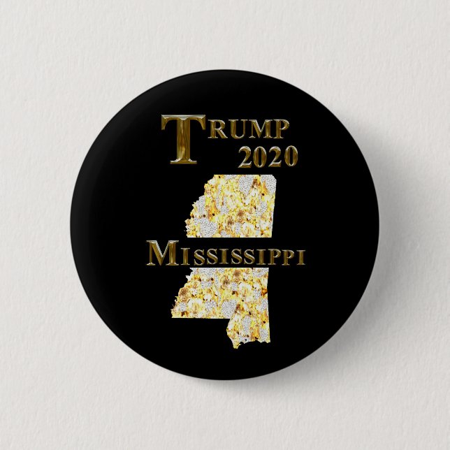 TRUMP 2020 MISSISSIPPI KNAPP (Framsida)