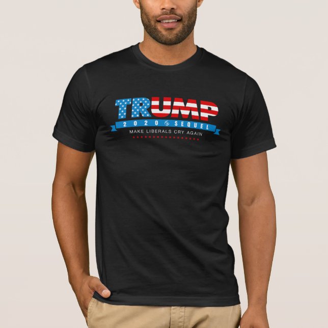Trump 2020 Sequel-Novelty T Shirt (Framsida)