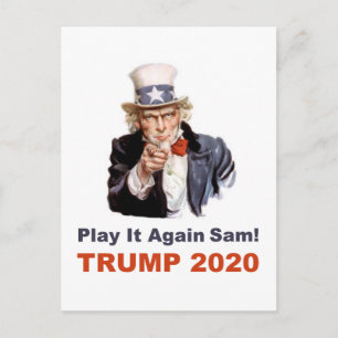 Trump 2020 Spela upp det igen Sams populära Vykort