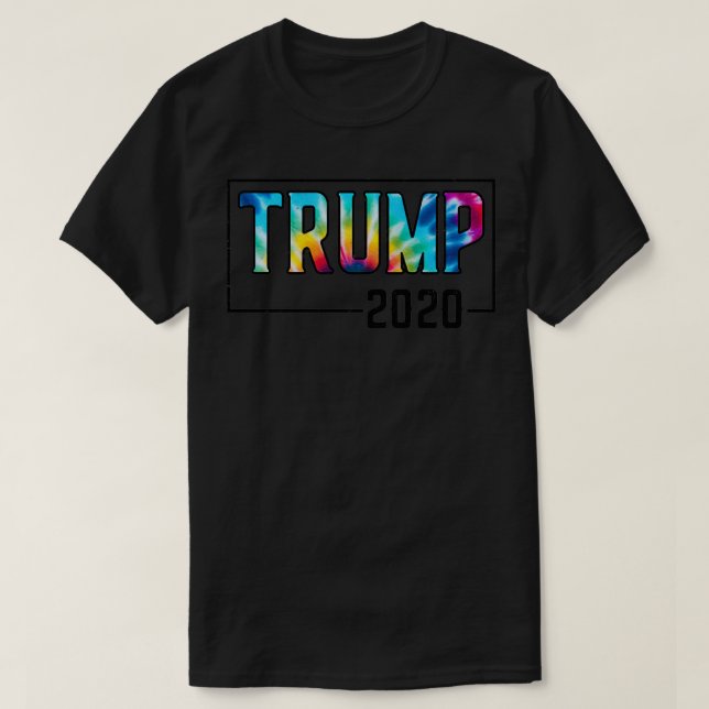 Trump 2020 Tie Dye Rainbow Valection 2020 Republic T Shirt (Design framsida)