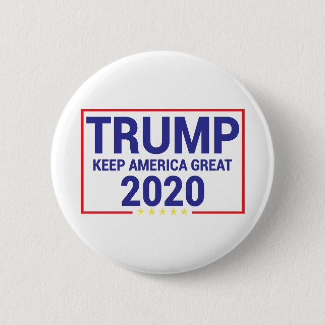 Trump 2020, Trump 2020 Behålla America Underbar Knapp (Framsida)