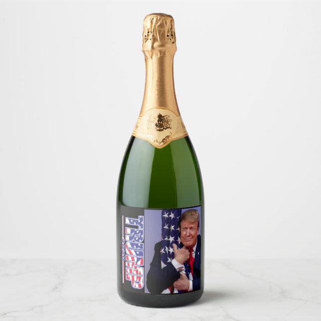 Trump 2020 Trump krämar den amerikanska Flagga (Framsida)