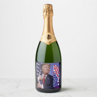 Trump 2020 Trump och Flagga