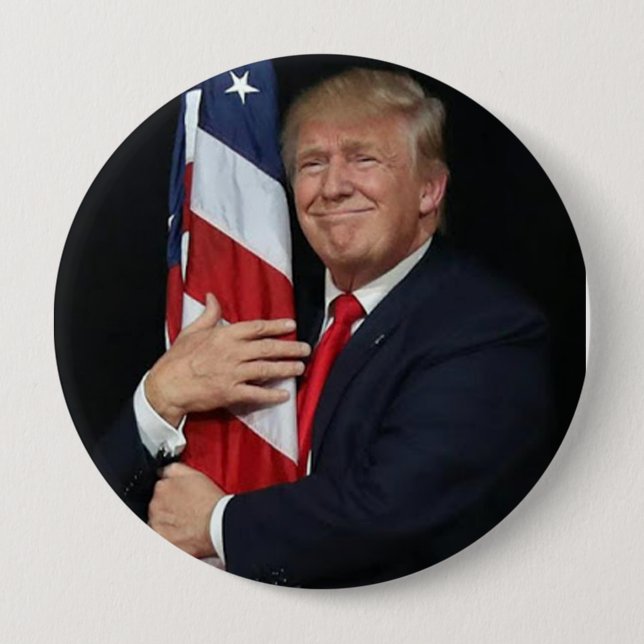 Trump 2020 Trump-störning av Flagga Knapp (Framsida)