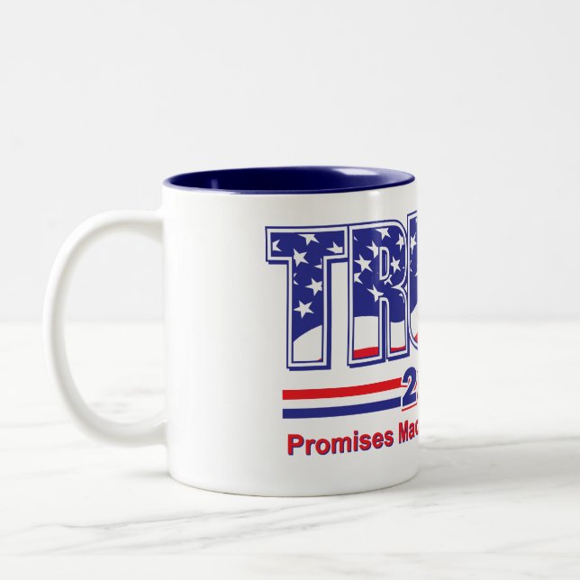 Trump 2020 Två-Tonad mugg (Vänster)