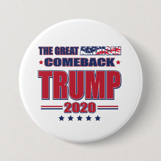 Trump 2020 Underbar American Comeback Knapp