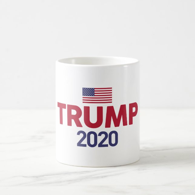 Trump 2020 US Flagga Mugg (Center)
