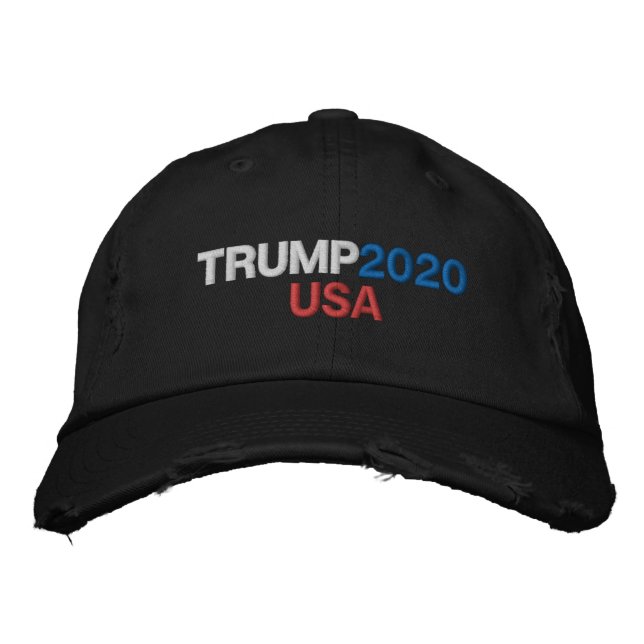TRUMP 2020 USA-tak Broderad Keps (Framsida)