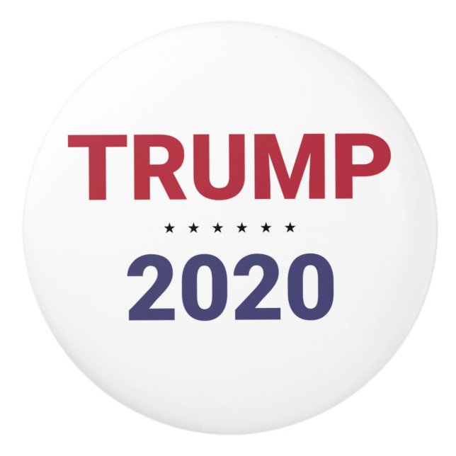 Trump 2020 (val i USA) Knopp (Framsidan)