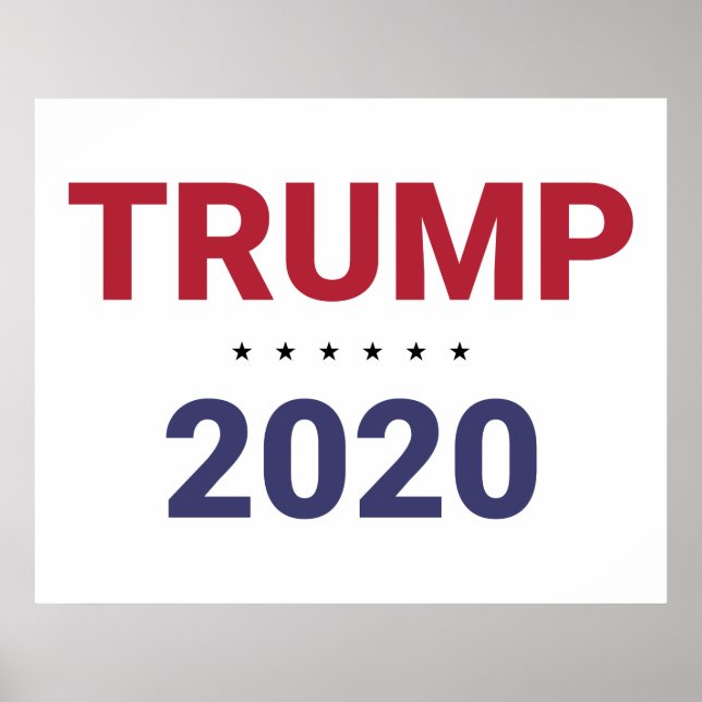 Trump 2020 (val i USA) Poster (Framsidan)