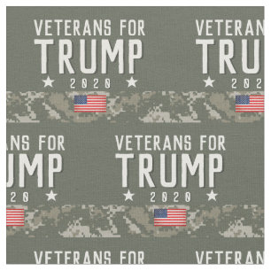 Trump 2020 Veterans for Trump Camo Tyg