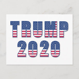 Trump 2020 vykort
