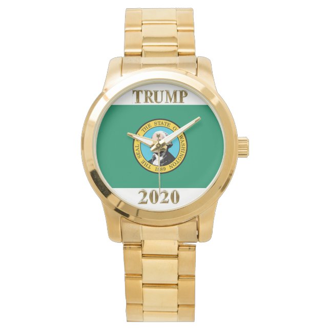 TRUMP 2020 WATCH WASHINGTON ARMBANDSUR (Framsida)